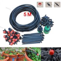 5M Drip Irrigation Set Micro sprinklers Spray 4/7 Water Cooling Moisturizer Auto Watering System Kit DIY Garden Tools WDAGTH