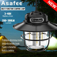 Asafee 300LM LY12 Outdoor Camping Exquisite Light Portable Work Light Fixture Retro Pendant Lamp 4-speed Press Switch Built-in Battery IPX4 Waterproof