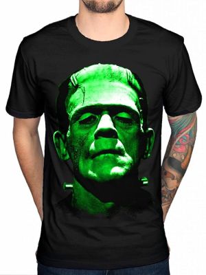 Official Plan 9 Frankenstein Head T-Shirt Vlad Dracula Wolfman Mummy Fashion Male Battery T Shirt 2019 Unisex Tee XS-4XL-5XL-6XL