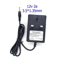 Power Adapter Charger DC 12V 2A 3.5mm 3pin Wall AC LED CCTV support Unifi box modem 3.5 x 1.35mm US EU UK PLUG Selection