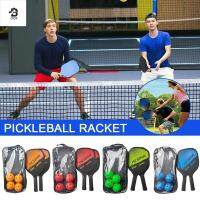 OOF ป็อปลาร์ ชุดไม้พายดอง กันลื่น ปิ๊กอัพบอล4ลูก ลูก pickleball กับกระเป๋าถือ กระเป๋าใส่ของ ไม้พาย pickleball ชายหญิง