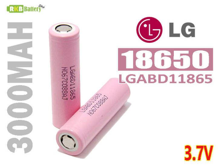 [พร้อมส่ง] LGABD11865 LG 3000mAh 3.7v Rechargeable Li-ion Battery ถ่าน ...