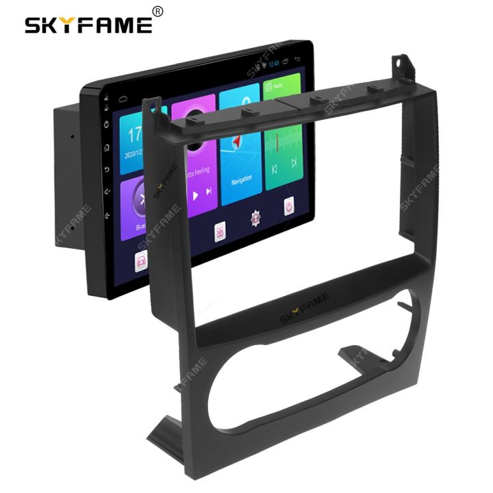 skyfame-car-frame-fascia-adapter-canbus-box-decoder-for-benz-c-class-w203-glk-w209-2005-2009-android-dash-fitting-panel-kit