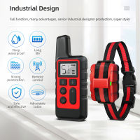 500m Electric Dog Training Collar Waterproof Rechargeable Anti Bark Control Collar For Dogs Electric Shocker