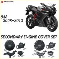 848 Motorcycles Engine Cover For Ducati 848 2008 2009 2010 2012 2013 secondary enginecover set Protection