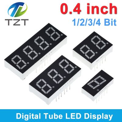 【YF】 0.4 Inch Digital Tube LED Display 1Bit 2 Bit 3 4 Clock Common Anode Cathode 0.4  7 Segment Led Red Board for arduino