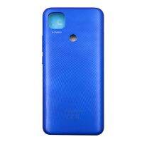 ฝาครอบด้านหลังแบตเตอรี่สำหรับ Xiaomi Redmi 9C เคสฝาหลังแผงพลาสติกปุ่มปรับระดับเสียงไม่มีการแทนที่หน้าสัมผัส NFC 9C