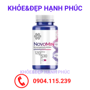 Novomin Thực phẩm bảo vệ sức khỏe Siberi Novomin 120 viên Date T2 2023