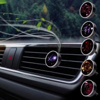 Car Air Freshener Auto Air Vent Clip Zodiac Sign Auto Three Fragrance Tablets Auto Aromatherapy Interior Perfume Diffuser