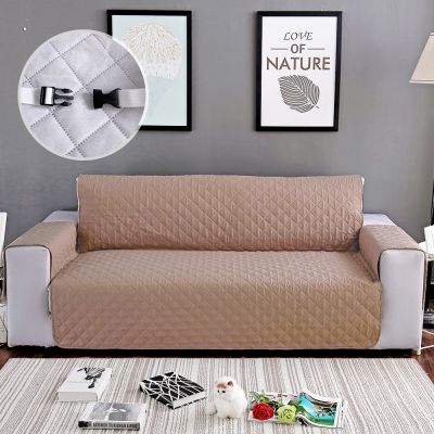 Solid Color Sofa Cover Soft Removable Sofa Cushion Cover Protector Sofa Pet Mat Washable Couch Covers Slipcovers 1/2/3 Seat