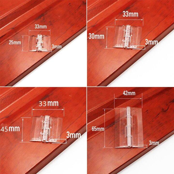 9qss-2pcs-ใสสะอาด-บานพับพับพลาสติก-อะคริลิค-โปร่งใสโปร่งใส-บานพับประตูบานพับ-ของใหม่-เอบีเอสเอบีเอส-ฮาร์ดแวร์เฟอร์นิเจอร์-ประตูตู้เก็บของ