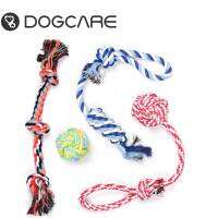 Dogcare ทำความสะอาดลูกเคี้ยวของเชือกฝ้ายประกอบของเล่นสำหรับสุนัข