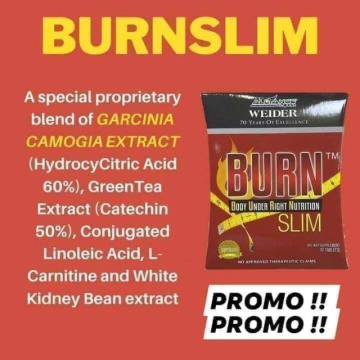 【Quick delivery from Manila】Burn Slim 10 Tablet (PAMPAPAYAT) Lazada PH
