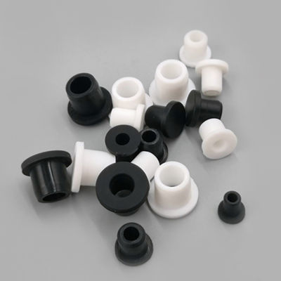 【2023】5mm-30mm BlackWhite Silicone Rubber Grommet Hole Plugs End Caps Bung T Type Wire Cable Protect Bush Seal Gasket