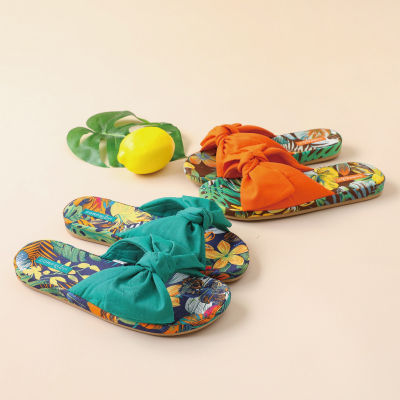 Home Slippers Mori Girl Style Light Luxury Soft Bottom Non-Slip Trendy Spring and Summer Four Seasons