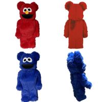 Sesame Bearbrick Street Elmo Cookie Monster 400 With Box Figure Gifts Action