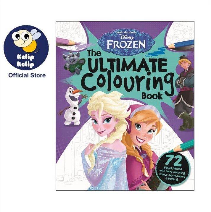 Disney Frozen Ultimate Colouring Book With 72 Pages For Kids to Color ...