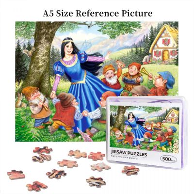 Schneewittchen Und Die 7 Zwerge Wooden Jigsaw Puzzle 500 Pieces Educational Toy Painting Art Decor Decompression toys 500pcs