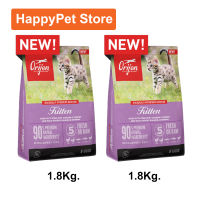 อาหารลูกแมว Orijen Kitten สำหรับแมวอายุ 2เดือน+ หรือหย่านม 1.8กก. (2ถุง) Orijen Kitten Food Cat Food for Kitten 2 Months Old and Up 1.8kg. (2bag)