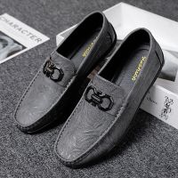 2020 Fashion Luxury Trendy Dress Shoes Men Loafers Split Leather Moccasins Shoes for Men Formal Mariage Wedding Shoes