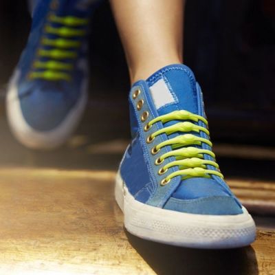 PINGCHUISHOP รองเท้าผ้าใบสำหรับผู้ชายสีลูกอม,ชิ้น/เซ็ตเรโทร12เส้นสำหรับรองเท้าผ้าใบมีเชือกผูกผู้หญิงฟรีผูกเชือกรองเท้ารองเท้าซิลิโคนเครื่องประดับ