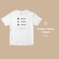 TWENTYSECOND เสื้อยืดแขนสั้น รุ่น Stop the spread - Work From Home - สีขาว / Work From Home Tee - White