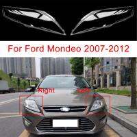 ฝาครอบไฟหน้าแก้วโปร่งใส Plexiglass สำหรับ Ford Mondeo 2007-2012