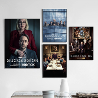 Star-Studded Succession TV Show โปสเตอร์ผ้าใบ: Celebrity Wall Art For Home Decor 0921