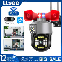 LLSEE YOOSEE กล้องวงจรปิด WiFi 4K 8MP ไร้สาย IP กล้องรักษาความปลอดภัยกลางแจ้งสีเต็มรูปแบบสองทางโทร AI มือถือติดตามสัญญาณเตือนภัย