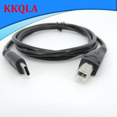QKKQLA Shop 1m USB-C Type-c Male to USB B Type Male Data Cable connector extend Cord for Cell Phone Printer Electronic organ Wholesale