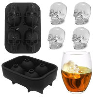 Ice Mould Ice Cube Maker Ice Ball Tray Ice Skull Shape Silicone Molds For Chocolate Tray Mold Forms For Ice Home Bar Accessories