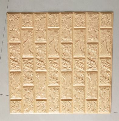 【SALE】 nancarenko1977 60X60cm 5Pcs 3D อิฐกำแพงสติกเกอร์วอลล์เปเปอร์ตกแต่งโฟมกันน้ำครอบคลุมวอลล์เปเปอร์สำหรับห้องนั่งเล่นเด็ก DIY พื้นหลัง