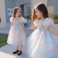 Girls Princess Dress Summer Childrens Court Dress Charm Vestidos Party Princess Evening Dresses Kids Clothes Girls Baby Dress