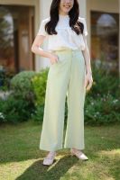 prettythingonme Reese pant (Mint)- (พร้อมส่ง)กางเกงทรงชิลๆ สบายๆ มีtexture นูนๆในตัวเก๋ๆ แต่ความน่ารักและmatchง่ายเต็ม100 เนื้อผ้าไม่หนามาบาง มีซับในทั้งตัว