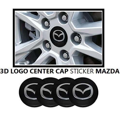 MAZDA Car Center Cap 56mm Emblem Wheel sticker Hub Caps Center Mags