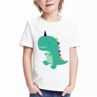 cute Dinosaur cartoon t shirt for girls tshirt fashion girl t-shirt children clothing kids clothes boys print graphic t shirts