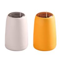 Nordic Push Toothpick Holder Toothpick Box Plastic Round Dispenser Safe Portable Toothpicks For Kitchen Restaurant Anti Dust