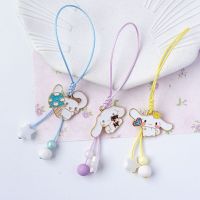 Cute Rabbit Strap Lanyards Charms For IPhone/Samsung/Huawei Mobile Phone Case Keychain Car Key Chains Headset Cover Hanging Rope Phone Charms