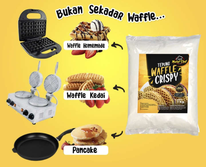 Malaysia Stock 24 x 1kg Tepung Waffle Crispy Lazada