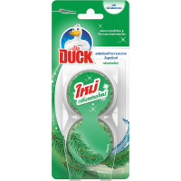 SuperSale63 เป็ด Duck 41 กรัม 2 ก้อน ผลิตภัณฑ์ดูแลสุขภัณฑ์ ยี่ห้อ เป็ด อยู่คู่คนไทยมานานแสนนาน เป็ดก้อนกลิ่นเฟรชไพน์ 41 กรัม 2 ก้อน