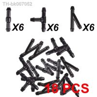 ▽☈✖  18PCS Windscreen Washer Joiner Pipe Connector T Piece Straight 3 Way Y Piece Air Fuel Water Petrol Wiper Washer Nozzle Hose