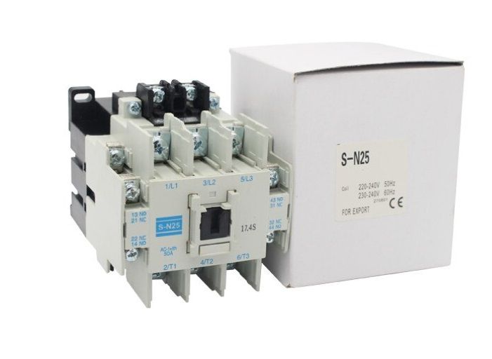 แมกเนติก-แมคเนติก-คอนแทคเตอร์-s-n25-แม้กเนติก-magnetic-contactor-s-n25-กำลังไฟ-โหลด-32amp-แบรน์-bfsn25