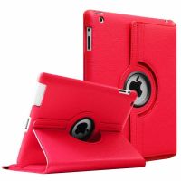 （Hoshi electron）สำหรับ iPad 2 3 4เคสหมุนได้ PUCover สำหรับ iPad 2 3 4 Mini6ที่วางขาตั้งเคสแท็บเล็ต A1395 A1396 A1430