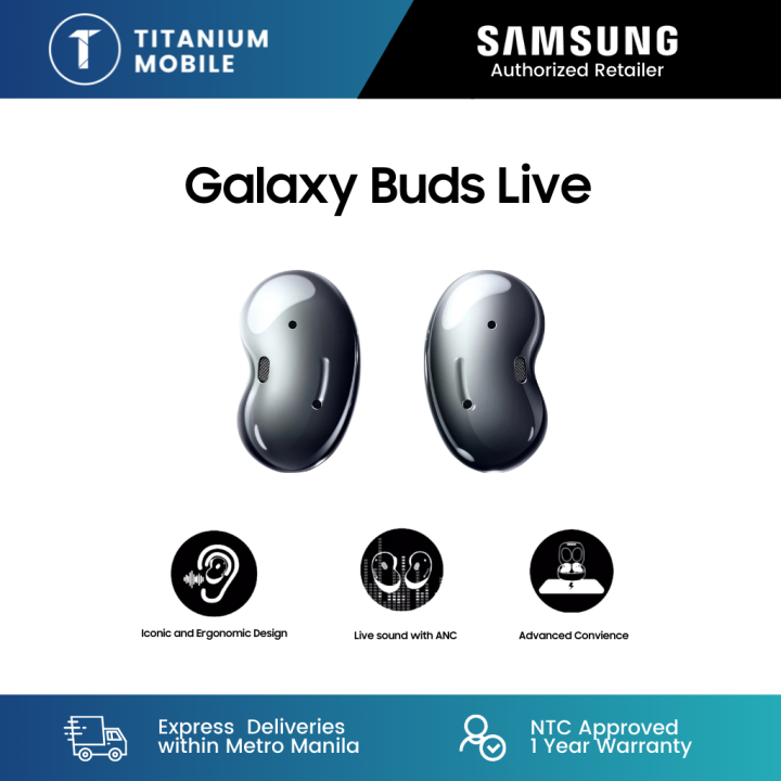 galaxy buds live titanium