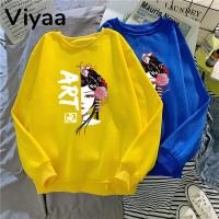 Viyaa เสื้อฮู้ด เสื้อแขนยาวอบอุ่น หลวมและสบาย ทันสมัย แฟชั่น สไตล์ ชิค WWY2392Z70 38Z230923