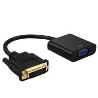 Full HD 1080P DVI-D DVI To VGA Adapter Video Cable Converter 24+1 25Pin to 15Pin Cable Converter for PC Computer Monitor