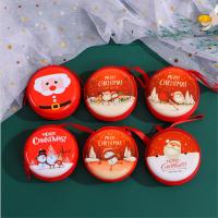 Fashion Mini Christmas Bag Cartoon Santa Claus Coin Purse Cute Zipper Children Wallet Earphone Organizer For Christmas Gift