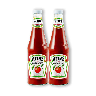 สินค้ามาใหม่! ไฮนซ์ ซอสมะเขือเทศ 600 กรัม x 2 ขวด Heinz Tomato Sauce 600 g x 2 ล็อตใหม่มาล่าสุด สินค้าสด มีเก็บเงินปลายทาง