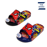 สไปเดอร์แมน รองเท้าแตะเด็ก เด็กผู้ชาย แบบสวม ลิขสิทธิ์แท้ Spiderman ลายการ์ตูน SD 502-1