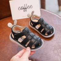 Baby Girls Boys Sandals 2022 Summer Infant Anti-collision Toddler Shoes Genuine Leather Soft Bottom Kids Children Beach Sandals